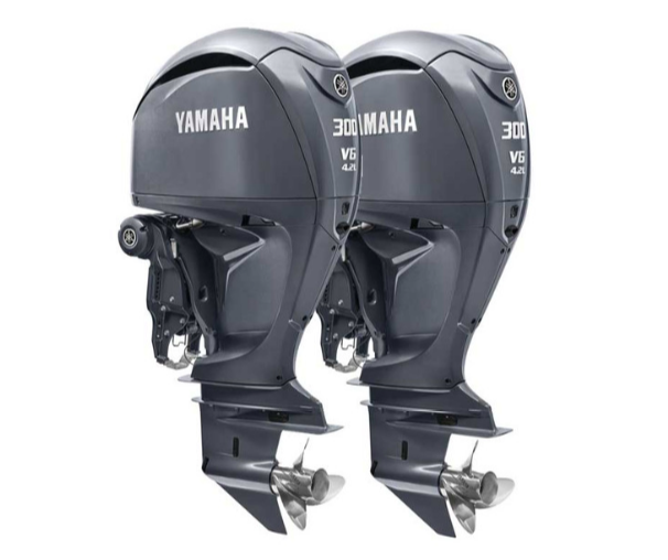 Twin Yamaha 300hp DEC Outboards